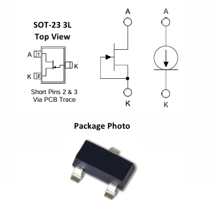 Linear Systems J500系列電流調節二極管 Linear Systems J500系列電流調節二極管