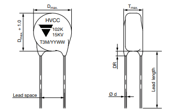 Vishay HVCC系列高壓陶瓷電容器