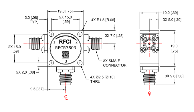 RFCI RFCR3503環形器