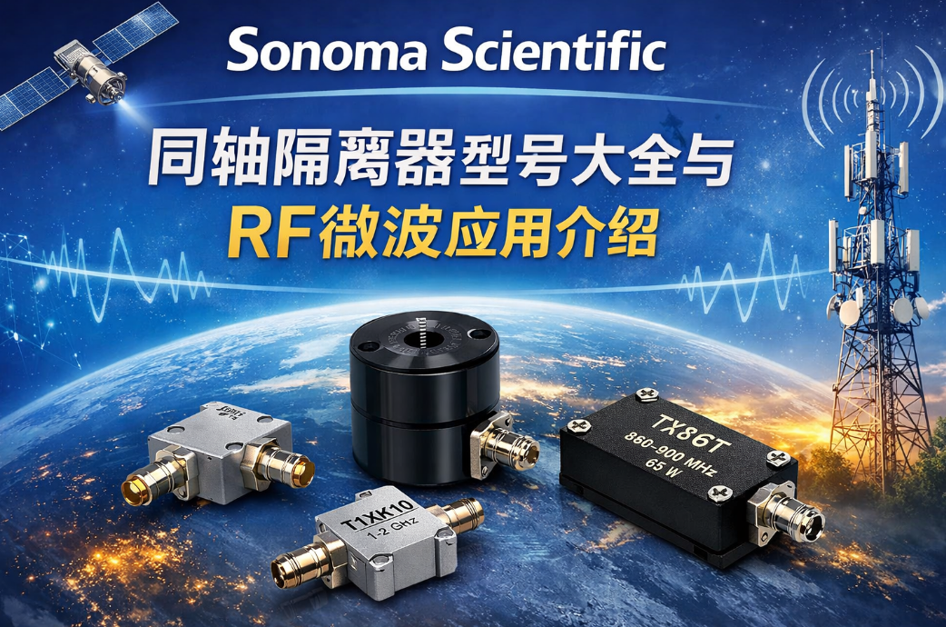 Sonoma Scientific RF同軸隔離器(40MHz-40GHz)產品介紹