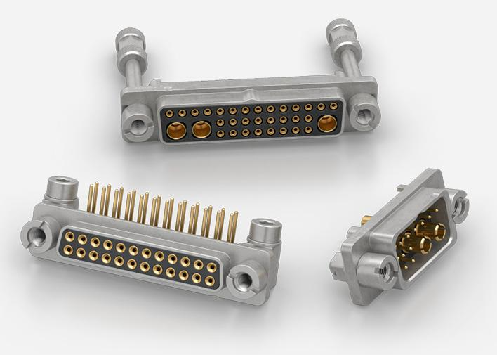 Nicomatic DLMM/DMM Series 2mm Micro-D Mix連接器